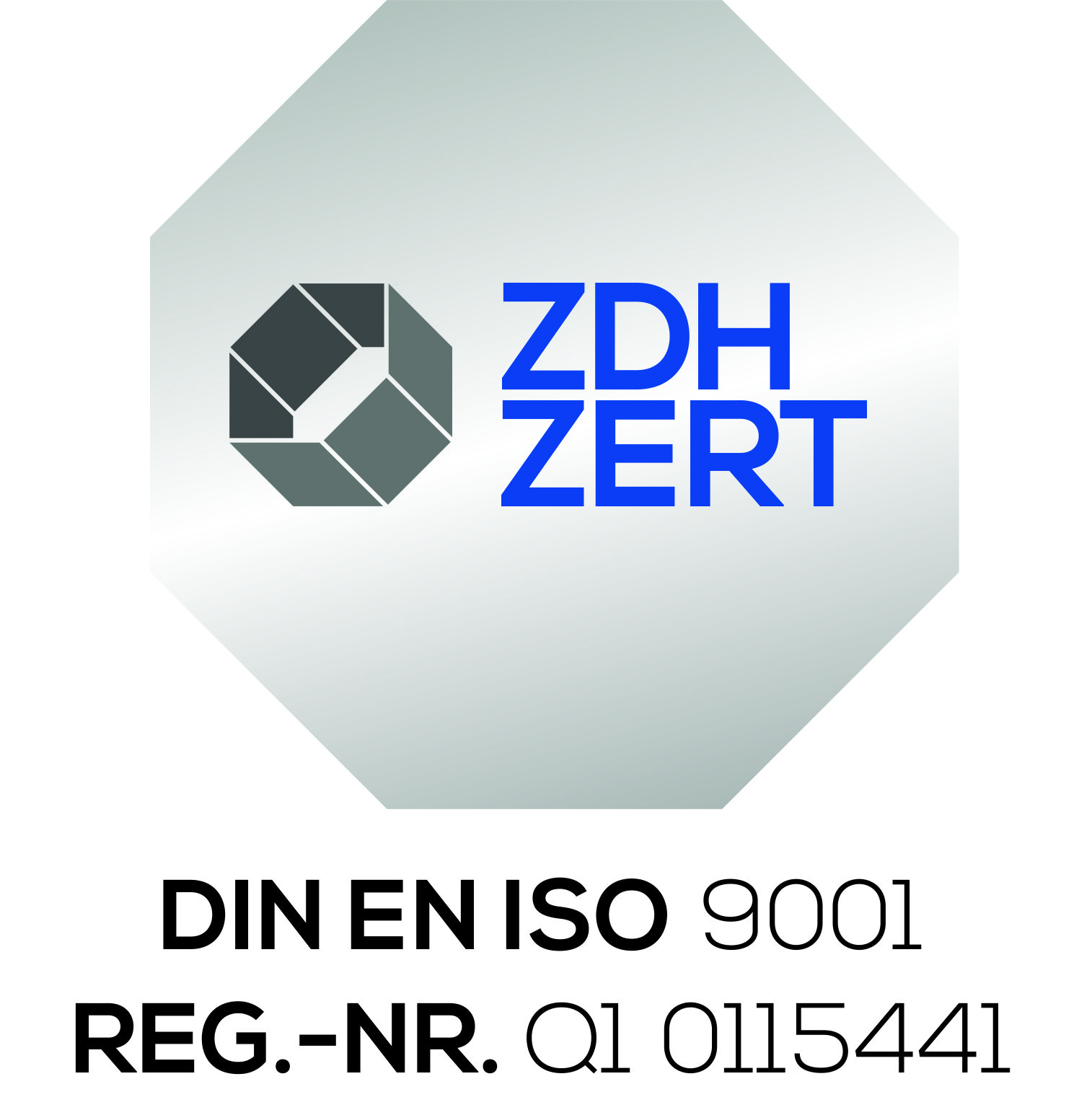 ISO 9001 Zertifizierungssiegel